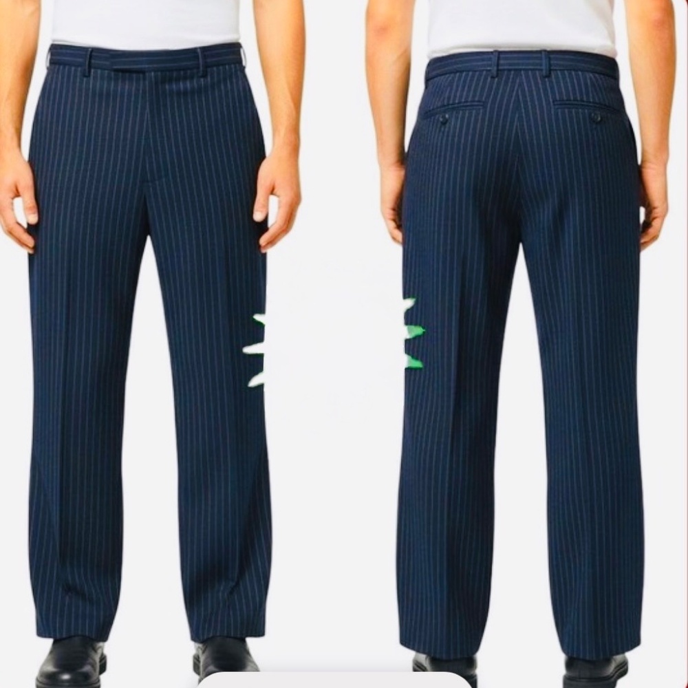 Abercrombie Men’s Pinstripe Trousers - Picture 7 of 7